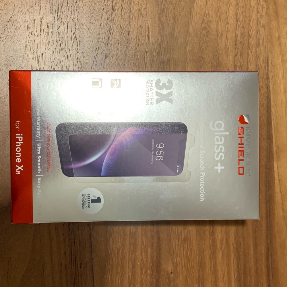 NWT iPhone XR Glass Screen Protector